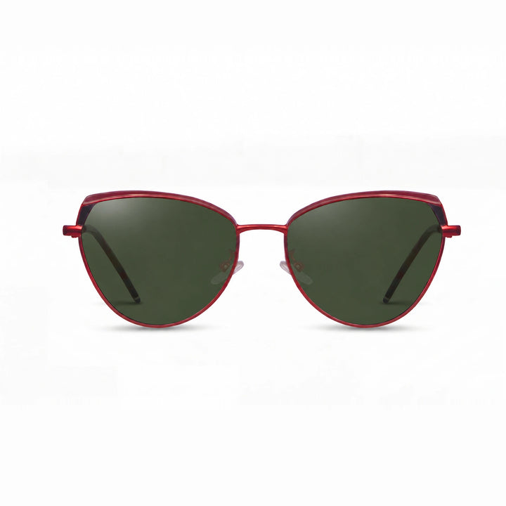 Lentes de sol Fiore 3983 Rojo cristal G15 polarizado vista frontal mujer #color_g15 #foto_frontal
