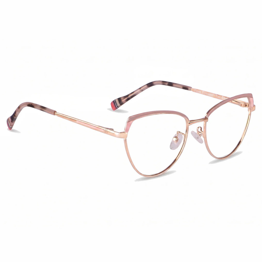 Anteojos Fiore 3983 en pink gold – vista en tres cuartos