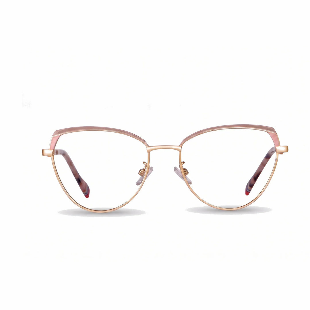 Anteojos Fiore 3983 en rosado dorado – vista frontal