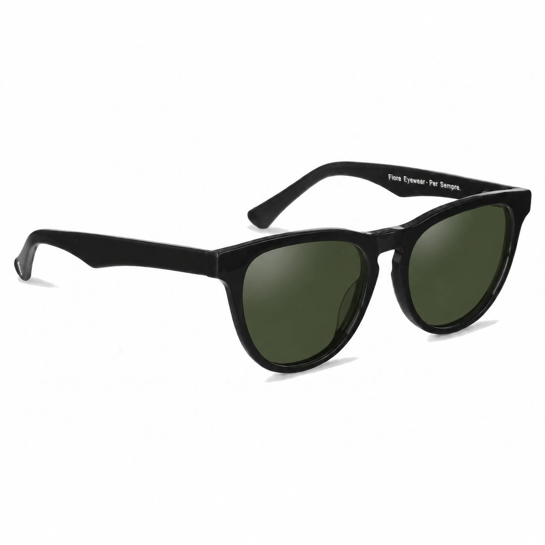 Lentes de sol Fiore 4488 Negro cristal G15 polarizado vista tres cuartos unisex #color_g15