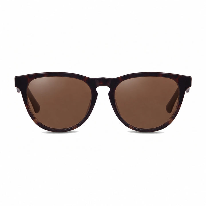 Lentes de sol Fiore 4488 Carey con cristal café polarizado UV400, vista frontal para hombre y mujer #color_cafe #foto_frontal