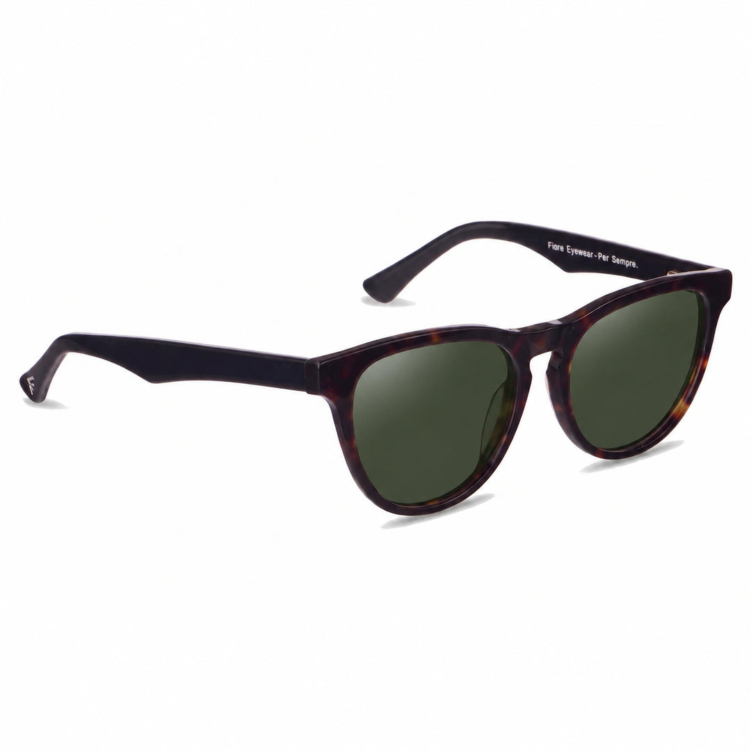 Lentes de sol Fiore 4488 Carey con cristal G15 polarizado UV400, vista en tres cuartos para hombre y mujer #color_g15