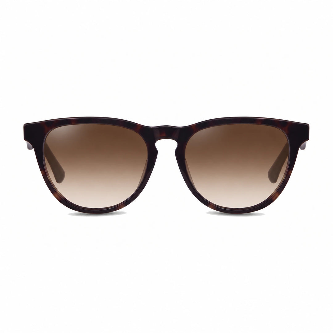 Lentes de sol Fiore 4488 Carey con cristal gradiente café polarizado UV400, vista frontal para hombre y mujer #color_gradiente-cafe #foto_frontal