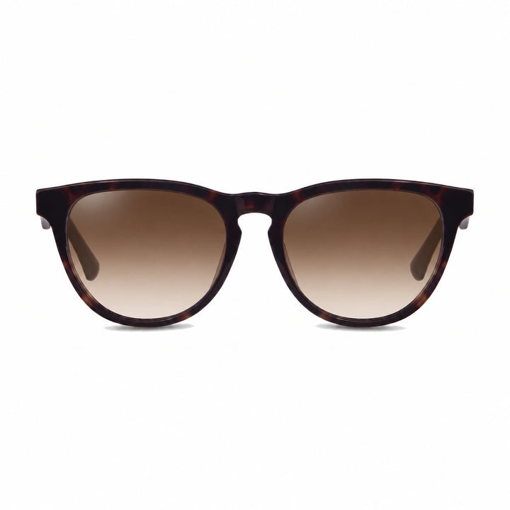 Lentes de sol Fiore 4488 Carey con cristal gradiente café polarizado UV400, vista frontal para hombre y mujer #color_gradiente-cafe #foto_frontal