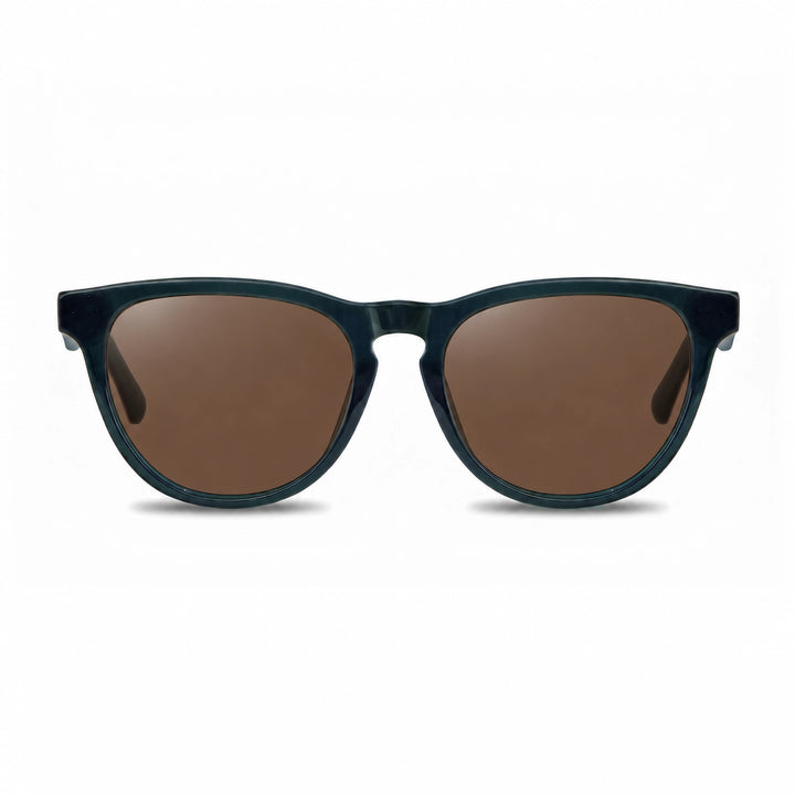 Lentes de sol Fiore 4488 Verde cristal Cafe polarizado vista frontal unisex #color_cafe #foto_frontal
