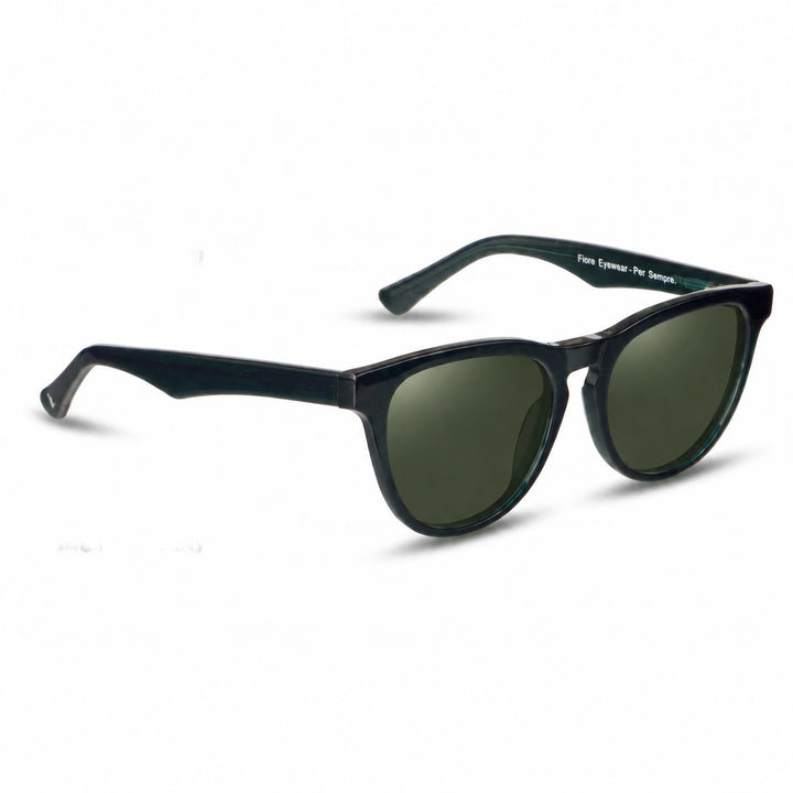 Lentes de sol Fiore 4488 Verde cristal G15 polarizado vista tres cuartos unisex #color_g15
