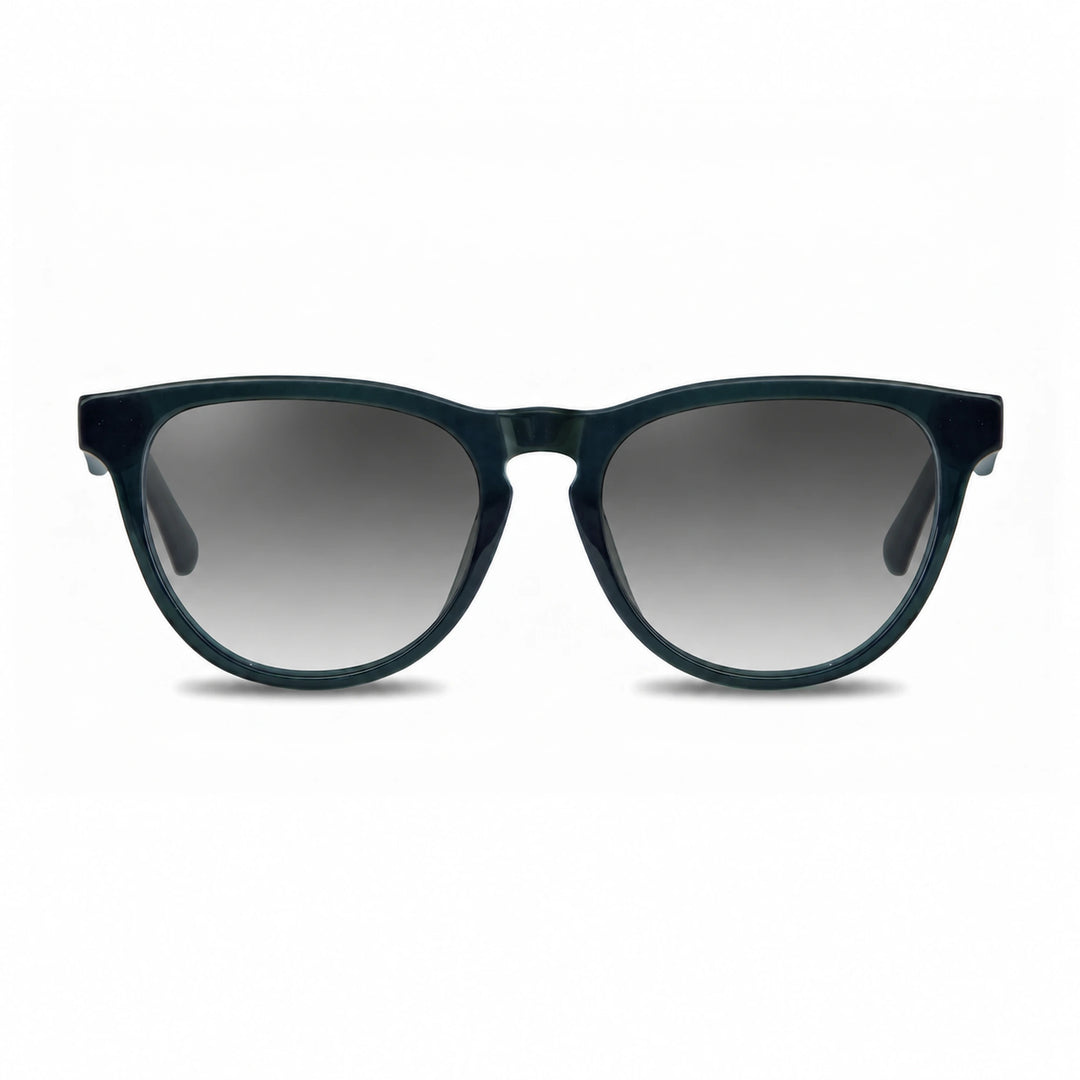 Lentes de sol Fiore 4488 Verde cristal Gradiente Gris polarizado vista frontal unisex #color_gradiente-gris #foto_frontal