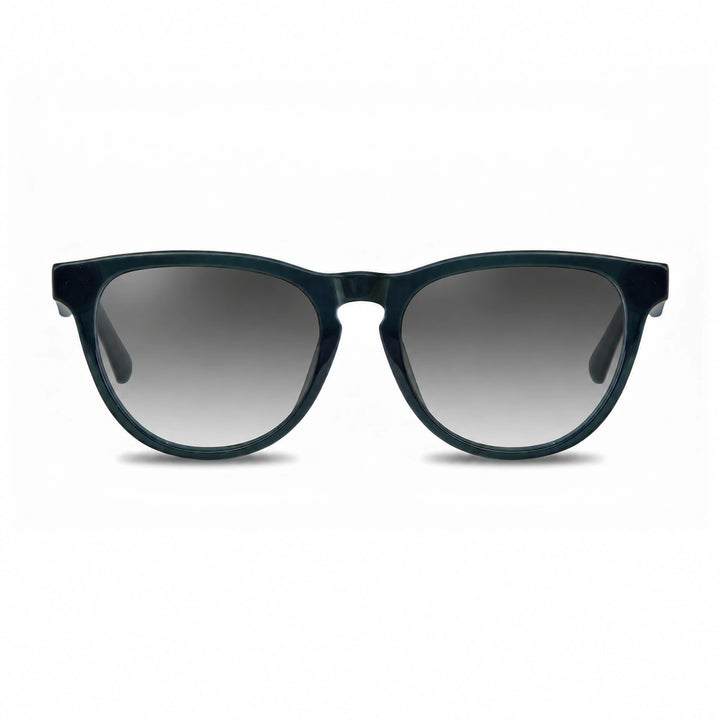 Lentes de sol Fiore 4488 Verde cristal Gradiente Gris polarizado vista frontal unisex #color_gradiente-gris #foto_frontal