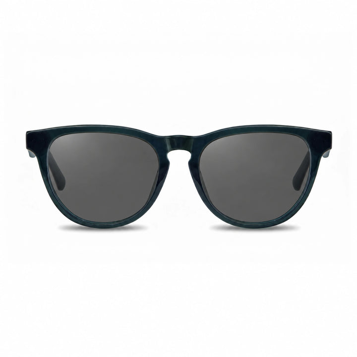 Lentes de sol Fiore 4488 Verde cristal Negro polarizado vista frontal unisex #color_negro #foto_frontal