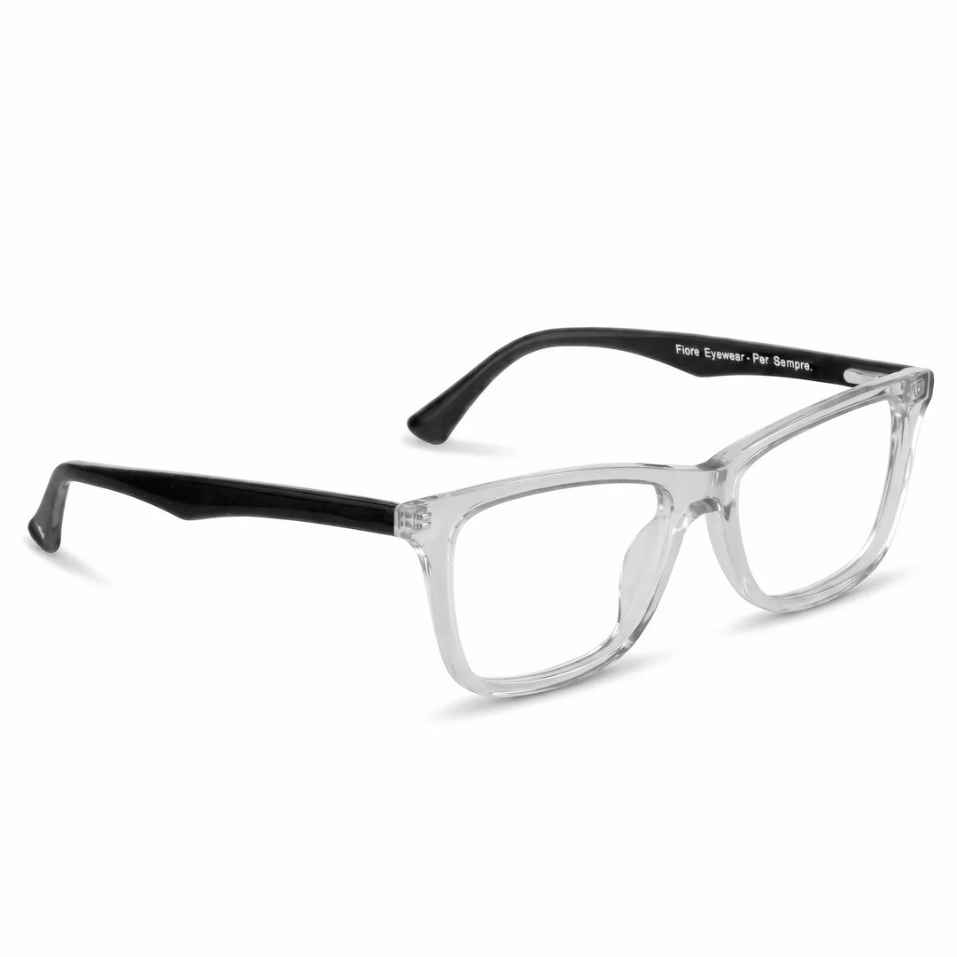 Anteojos Fiore 5228 en transparent – vista en tres cuartos