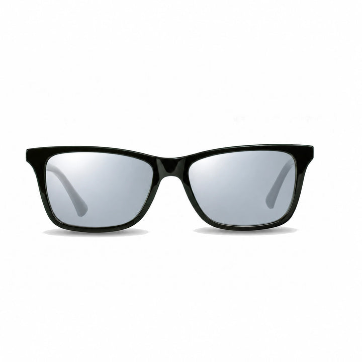 Lentes de sol Fiore 5228 Verde cristal Espejado Silver polarizado vista frontal unisex #color_espejado-silver #foto_frontal