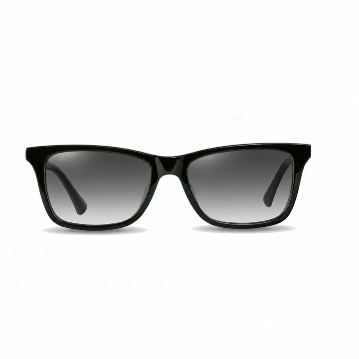 Lentes de sol Fiore 5228 Verde cristal Gradiente Gris polarizado vista frontal unisex #color_gradiente-gris #foto_frontal