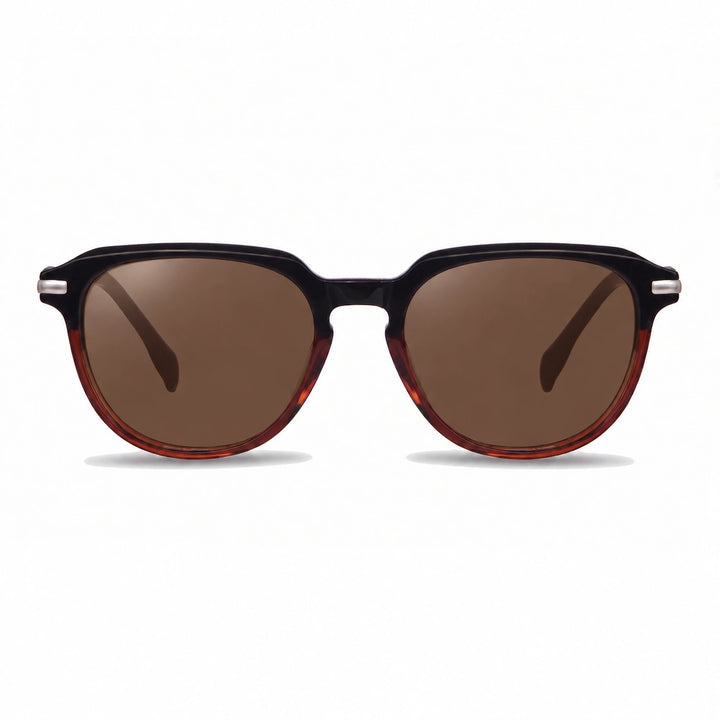 Lentes de sol Fiore 5409 Brown cristal Cafe polarizado vista frontal mujer #color_cafe #foto_frontal