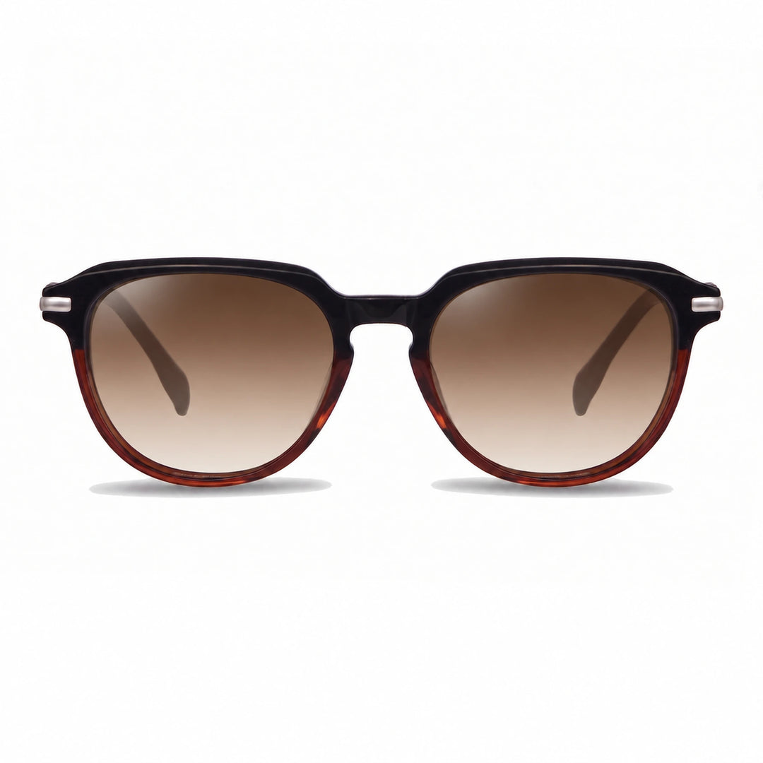 Lentes de sol Fiore 5409 Brown cristal Gradiente Cafe polarizado vista frontal mujer #color_gradiente-cafe #foto_frontal