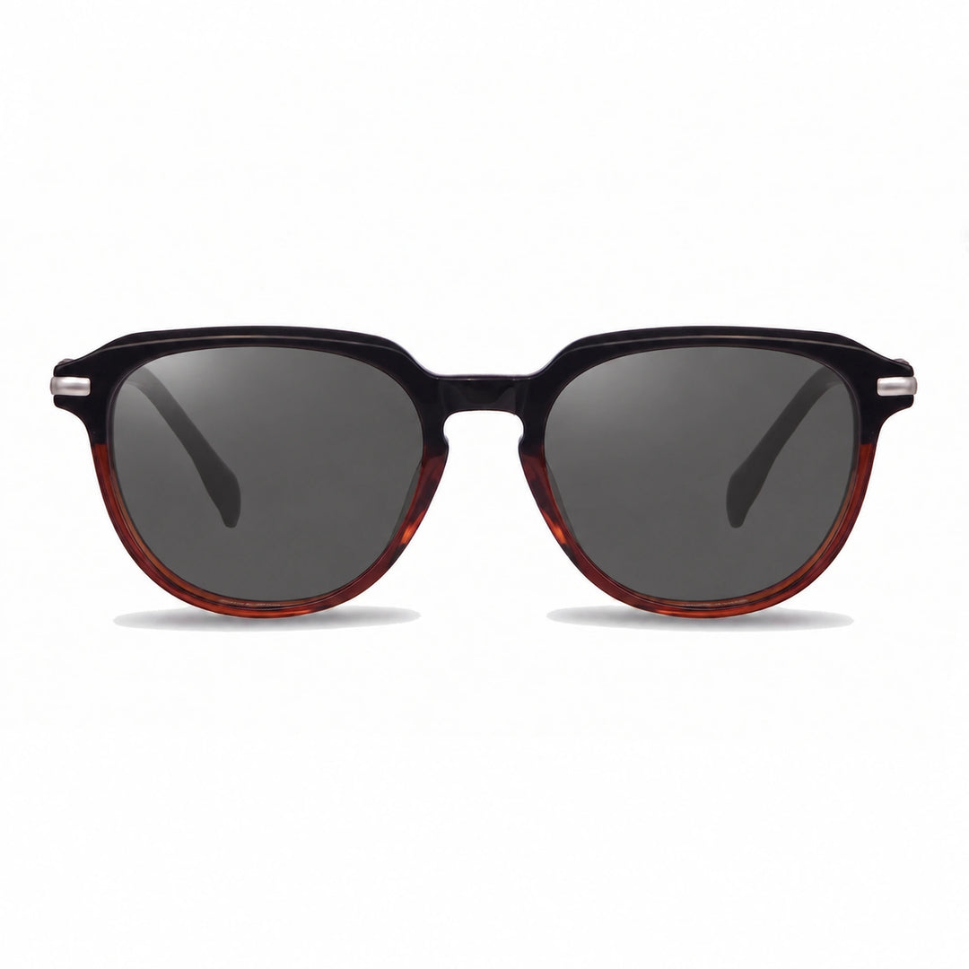 Lentes de sol Fiore 5409 Brown cristal Negro polarizado vista frontal mujer #color_negro #foto_frontal