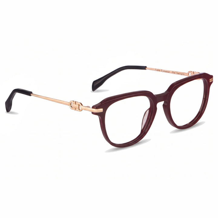Anteojos Fiore 5409 en brown red – vista en tres cuartos