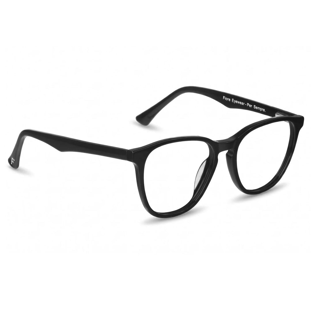 Anteojos Fiore 7046 en negro – vista en tres cuartos