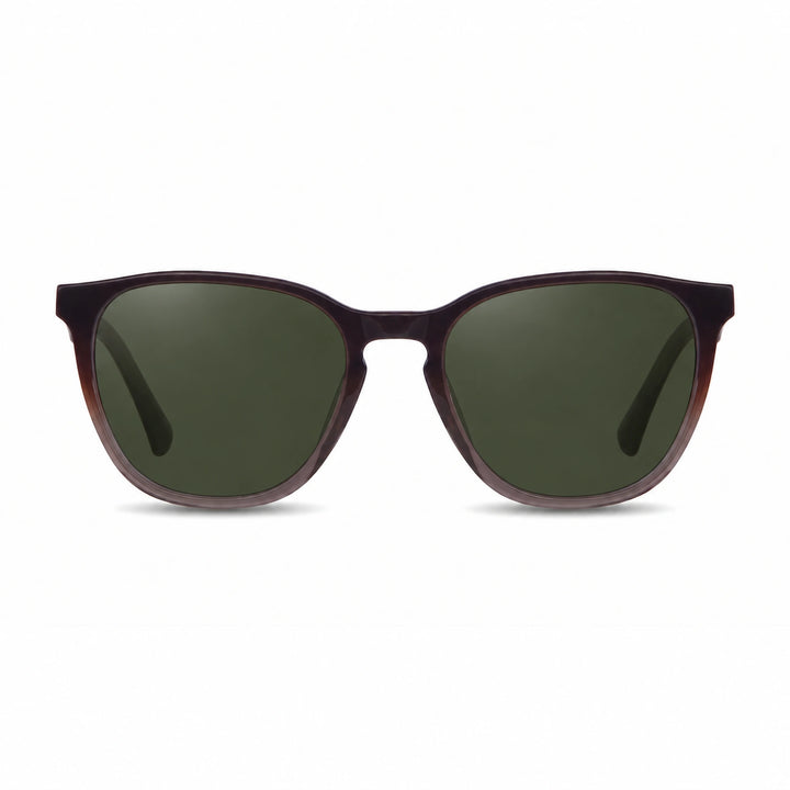 Lentes de sol Fiore 7046 Brown cristal G15 polarizado vista frontal unisex #color_g15 #foto_frontal