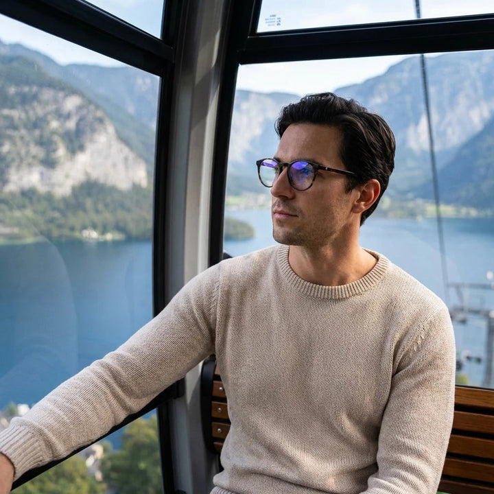 Lentes ópticos Fran Carey estilo de vida cotidiano Bonoboss #editorial_lifestyle3 #color_carey