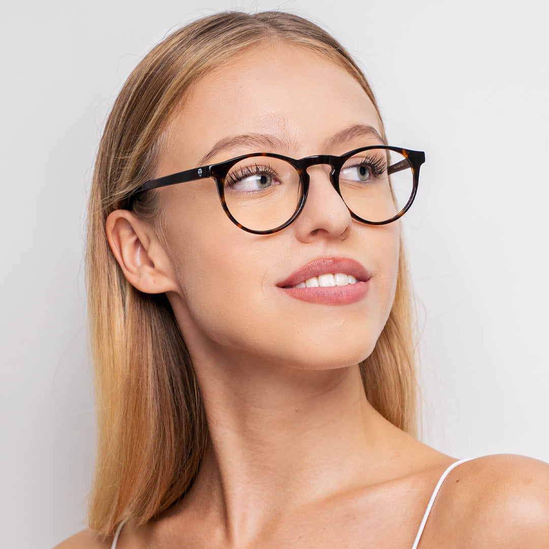 Lentes Opticos Redondos Carey Hombre Mujer LE300807 Bonoboss