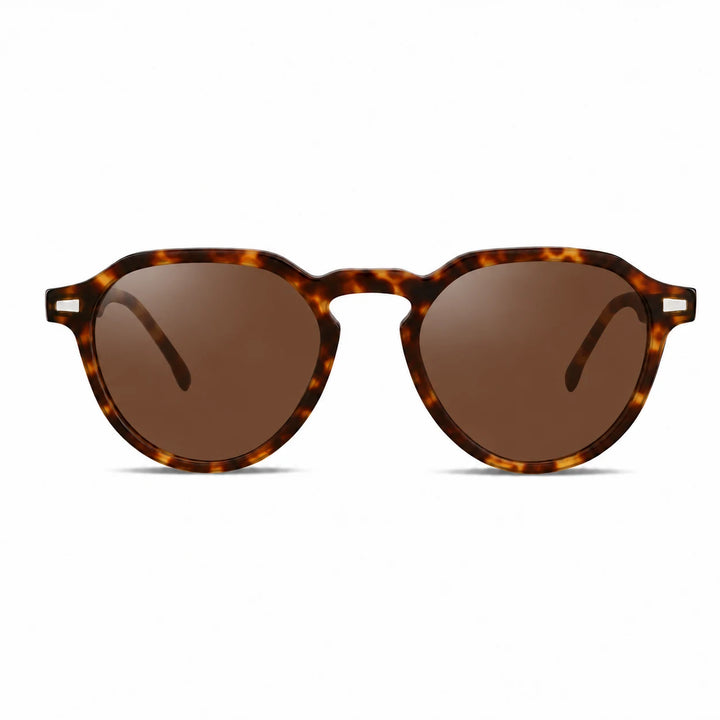 Lentes de sol Bonoboss Galápagos Carey vista frontal #editorial_frontal #color_carey