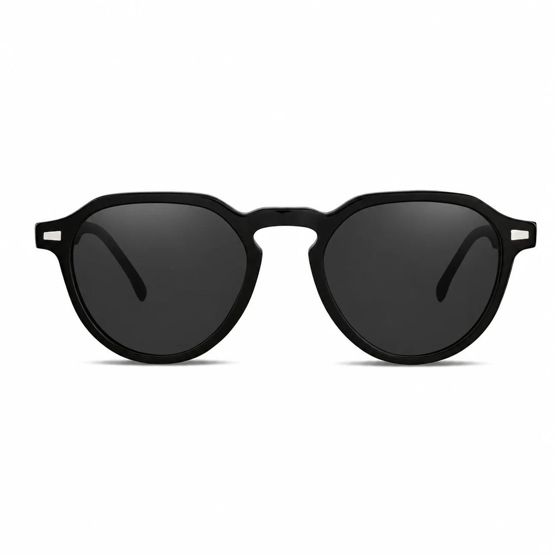 Lentes de sol Bonoboss Galápagos Negro vista frontal #editorial_frontal #color_negro