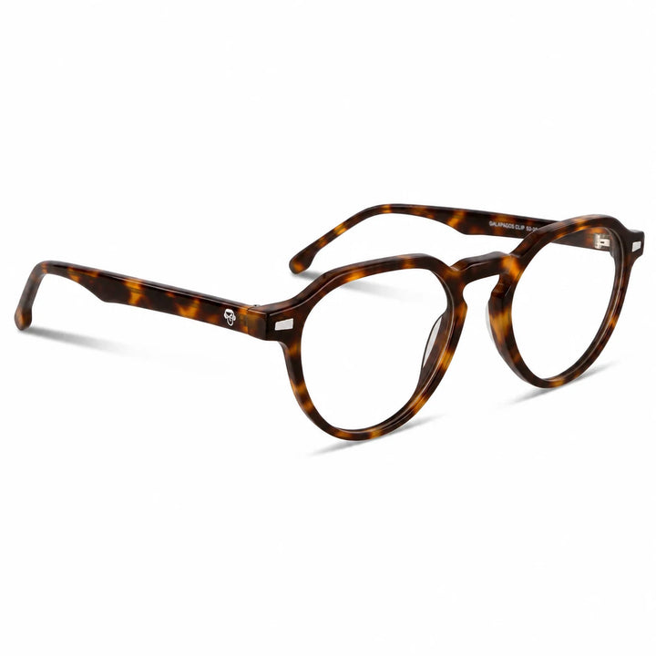 Lentes ópticos Bonoboss Galápagos Carey vista tres cuartos #editorial_angulo45 #color_carey