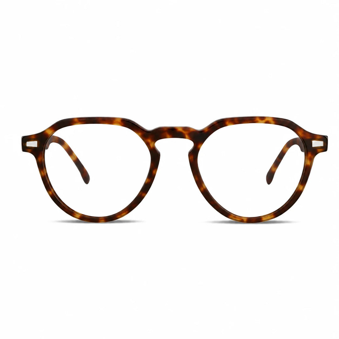 Lentes ópticos Bonoboss Galápagos Carey vista frontal #editorial_frontal #color_carey