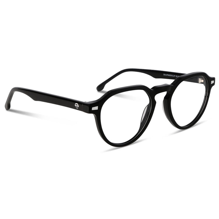 Lentes ópticos Bonoboss Galápagos Negro vista tres cuartos #editorial_angulo45 #color_negro