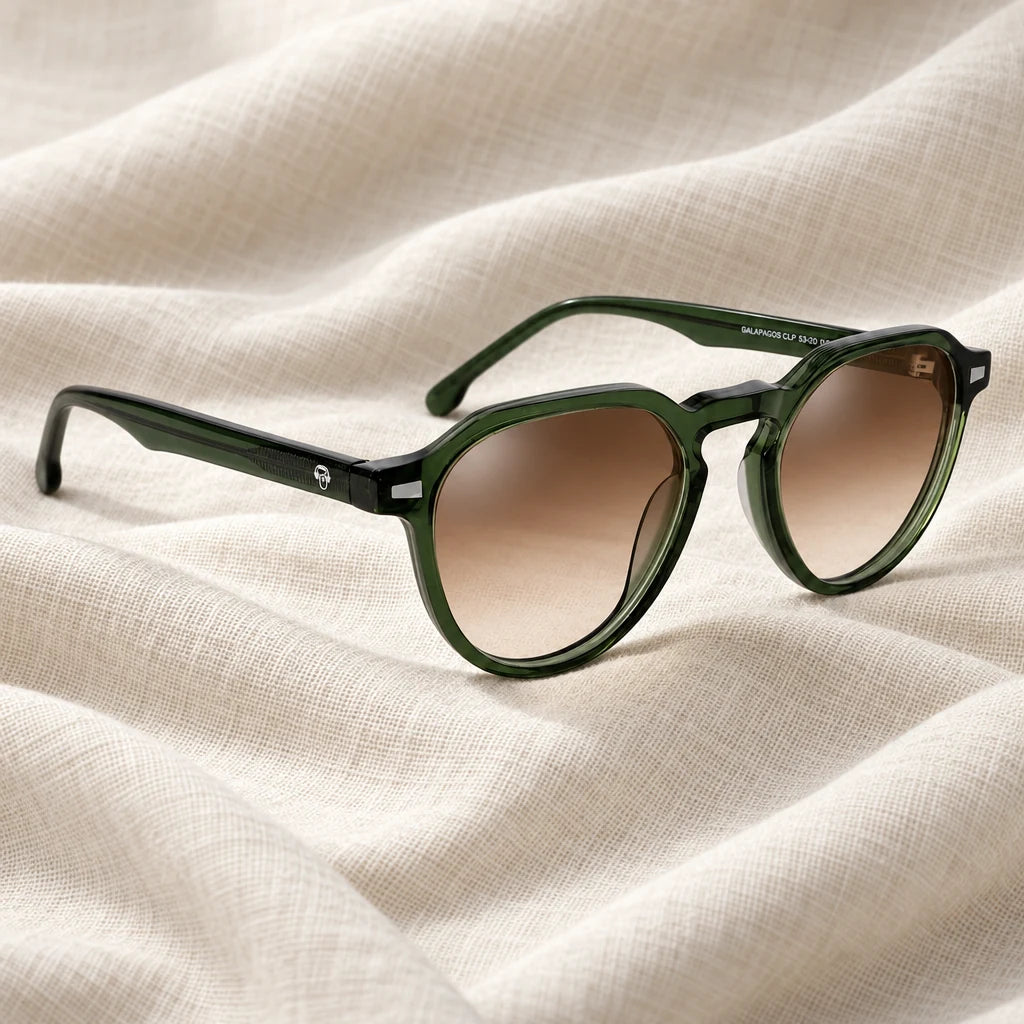 Lentes de sol Bonoboss Galápagos Verde en contexto de estilo de vida #color_verde