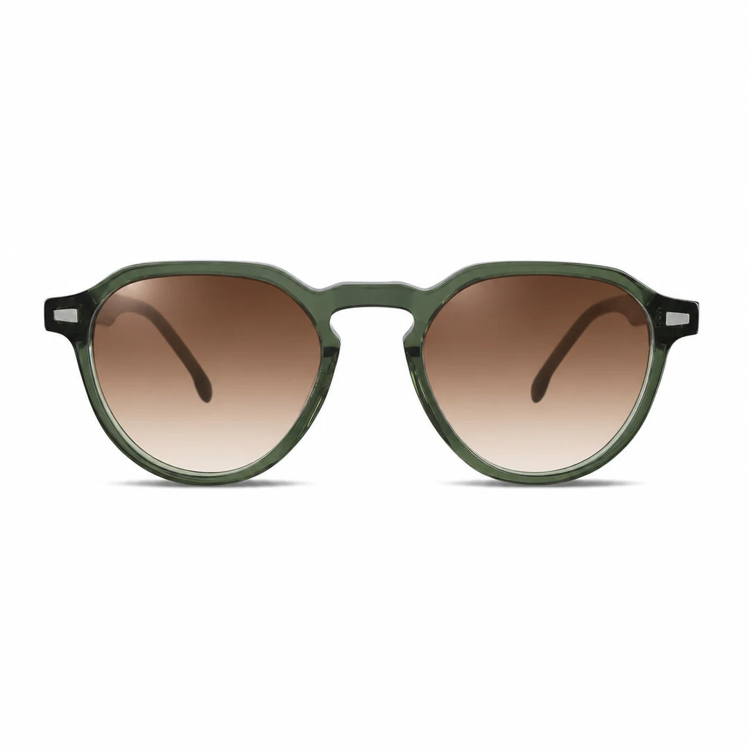 Lentes de sol Bonoboss Galápagos Verde vista frontal #editorial_frontal #color_verde