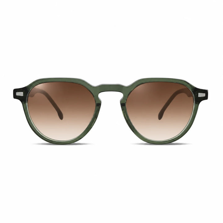 Lentes de sol Bonoboss Galápagos Verde vista frontal #editorial_frontal #color_verde