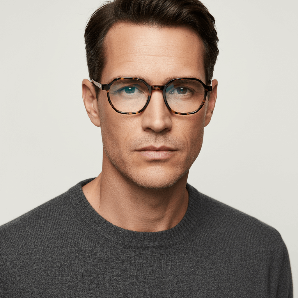 Galápagos Steel Lentes opticos geometricos para hombre y mujer – Bonoboss