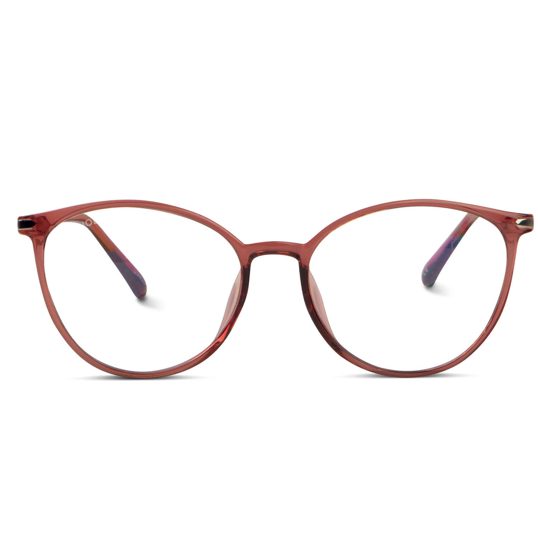 lentes de lectura agatados de color transparente rojo para mujer con filtro de luz azul para las pantallas
