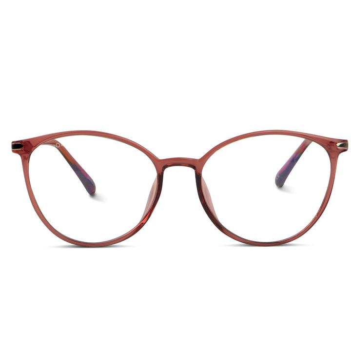 lentes de lectura agatados de color transparente rojo para mujer con filtro de luz azul para las pantallas