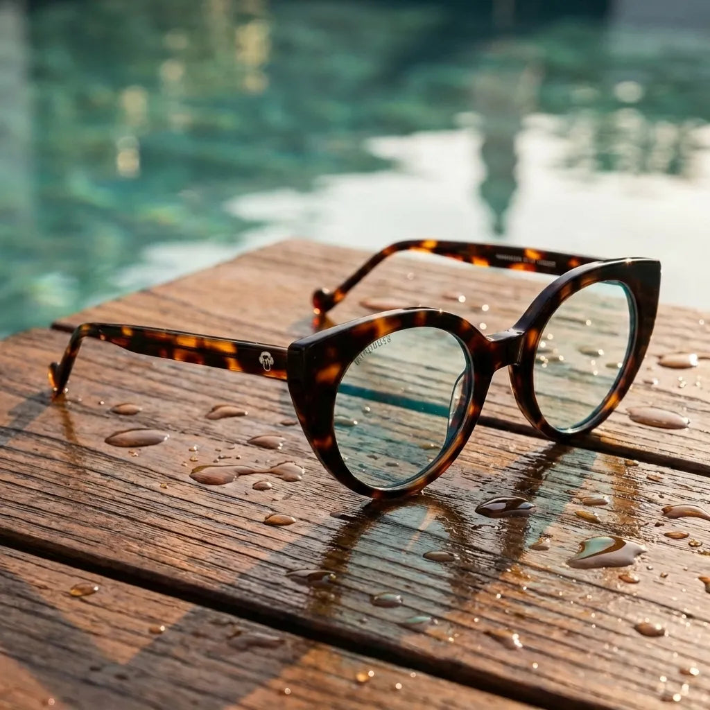 Hannover lentes ópticos mujer premium tono carey clásico vista frontal #color_carey