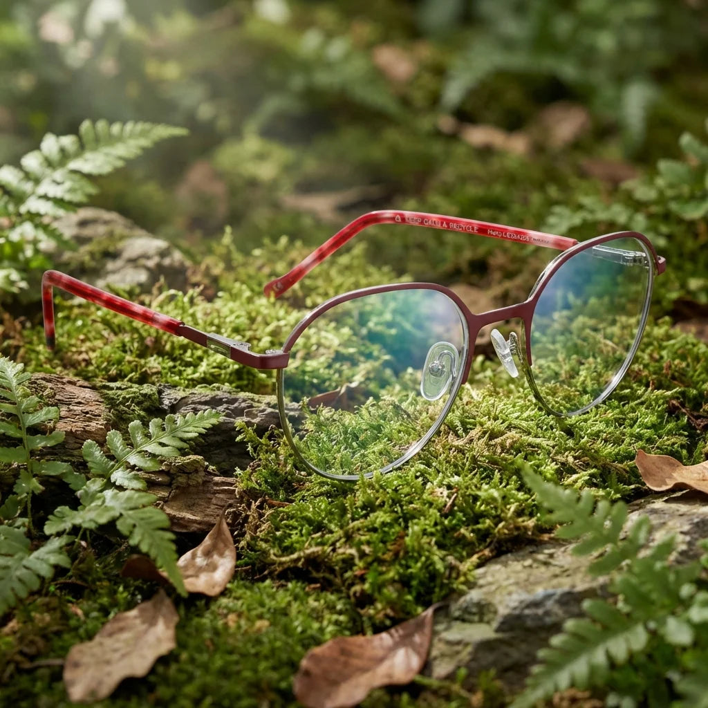 Harry Kids lentes ópticos rojo botanico bosque Bonoboss #color_rojo
