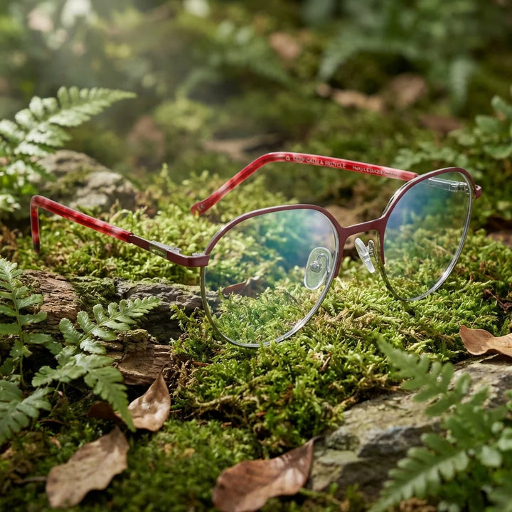 Harry Kids lentes ópticos rojo botanico bosque Bonoboss #color_rojo