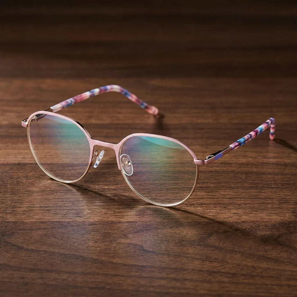 Harry Kids lentes ópticos rosado escritorio lujoso Bonoboss #color_rosado