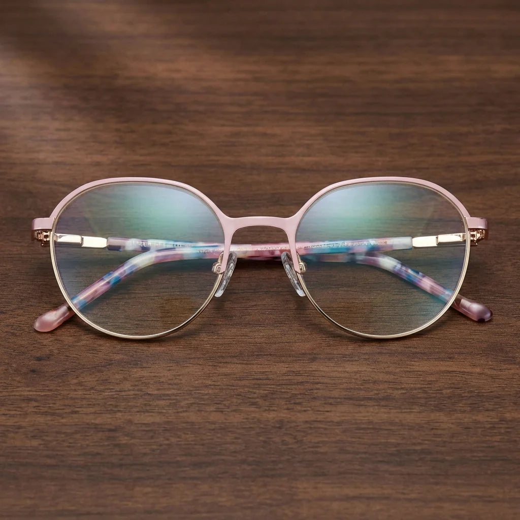 Harry Kids lentes ópticos rosado escritorio lujoso frontal Bonoboss #color_rosado