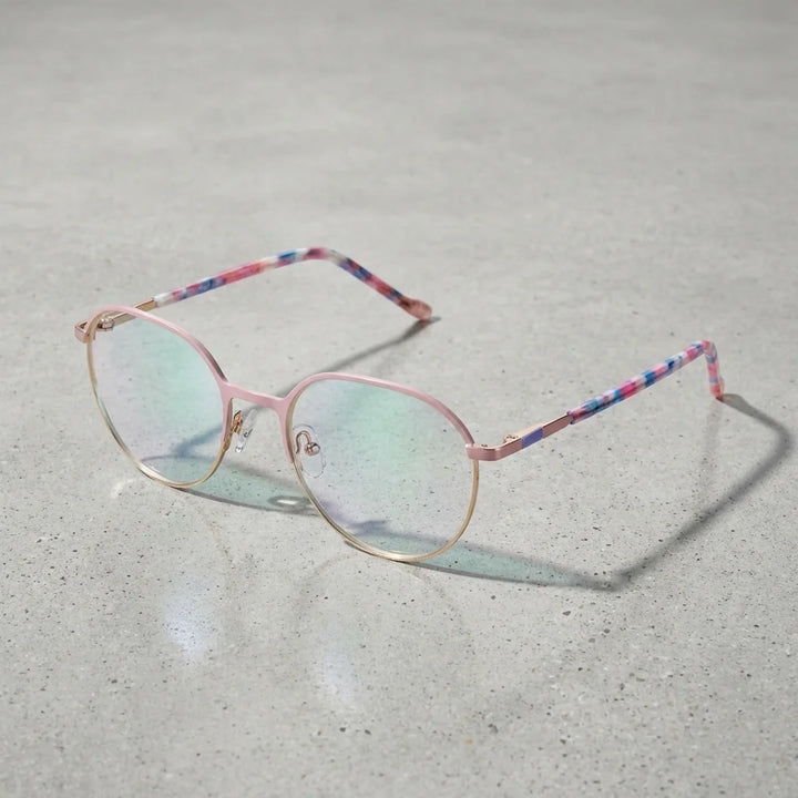 Harry Kids lentes ópticos rosado concreto pulido Bonoboss #color_rosado