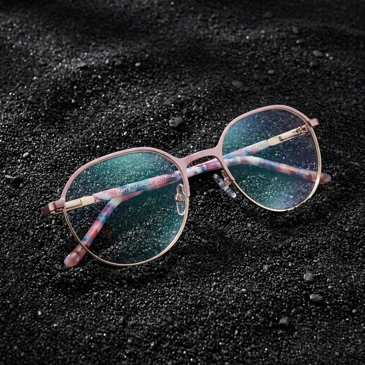 Harry Kids lentes ópticos rosado arena volcanica Bonoboss #color_rosado