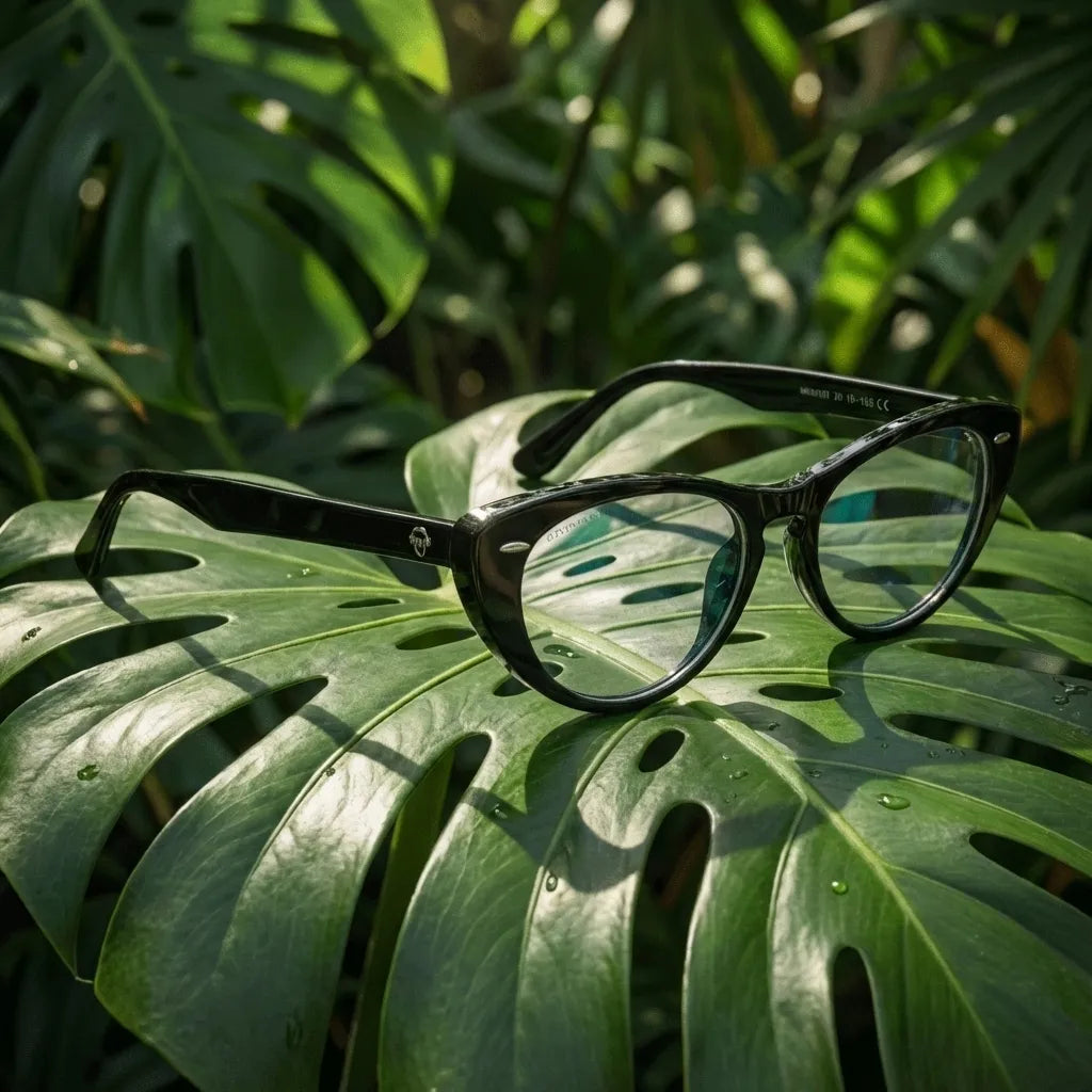 Havana clásico lentes ópticos negro vista frontal con antireflejo #color_negro