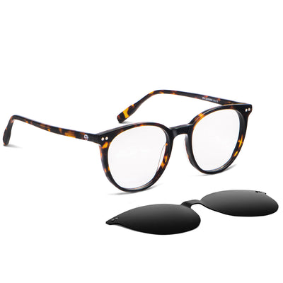 ipa anteojos agatados de color carey con sobre lente iman clip de sol polarizado para lentes opticos con receta para hombre y mujer 