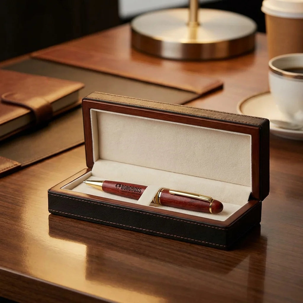 Lápiz de madera premium regalo corporativo caja elegante Bonoboss