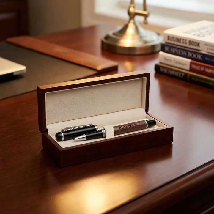 Lápiz de madera premium regalo corporativo caja elegante Bonoboss