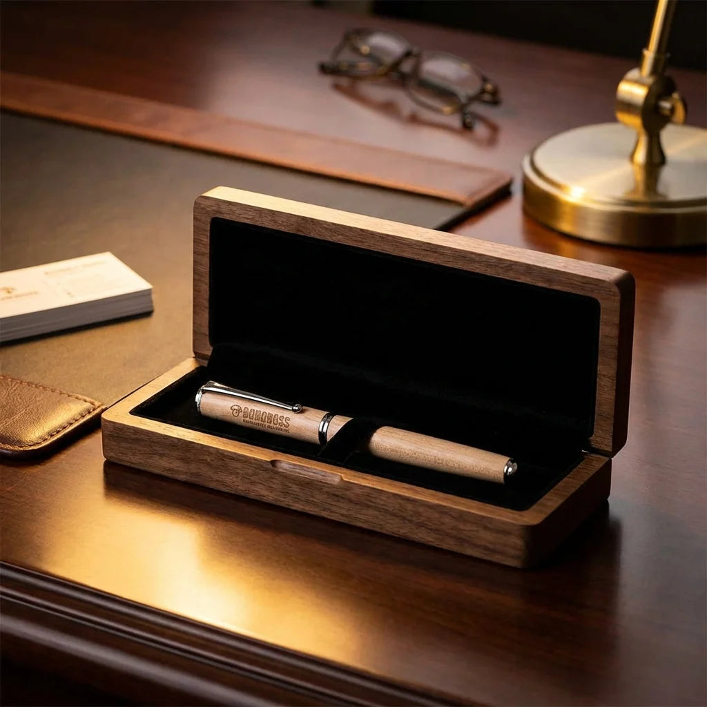 Lápiz de madera premium regalo corporativo caja elegante Bonoboss