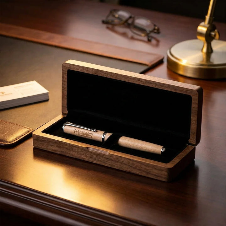 Lápiz de madera premium regalo corporativo caja elegante Bonoboss