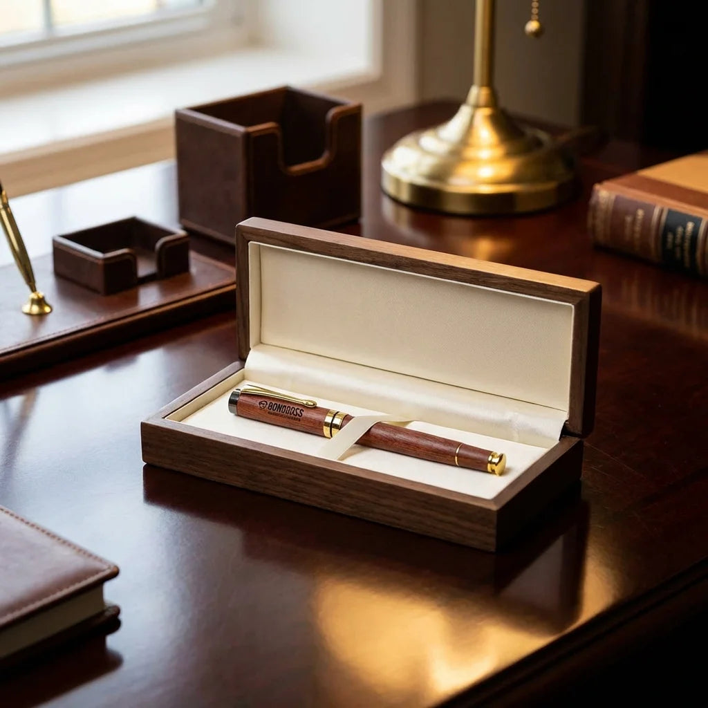 Lápiz de madera premium regalo corporativo caja elegante Bonoboss