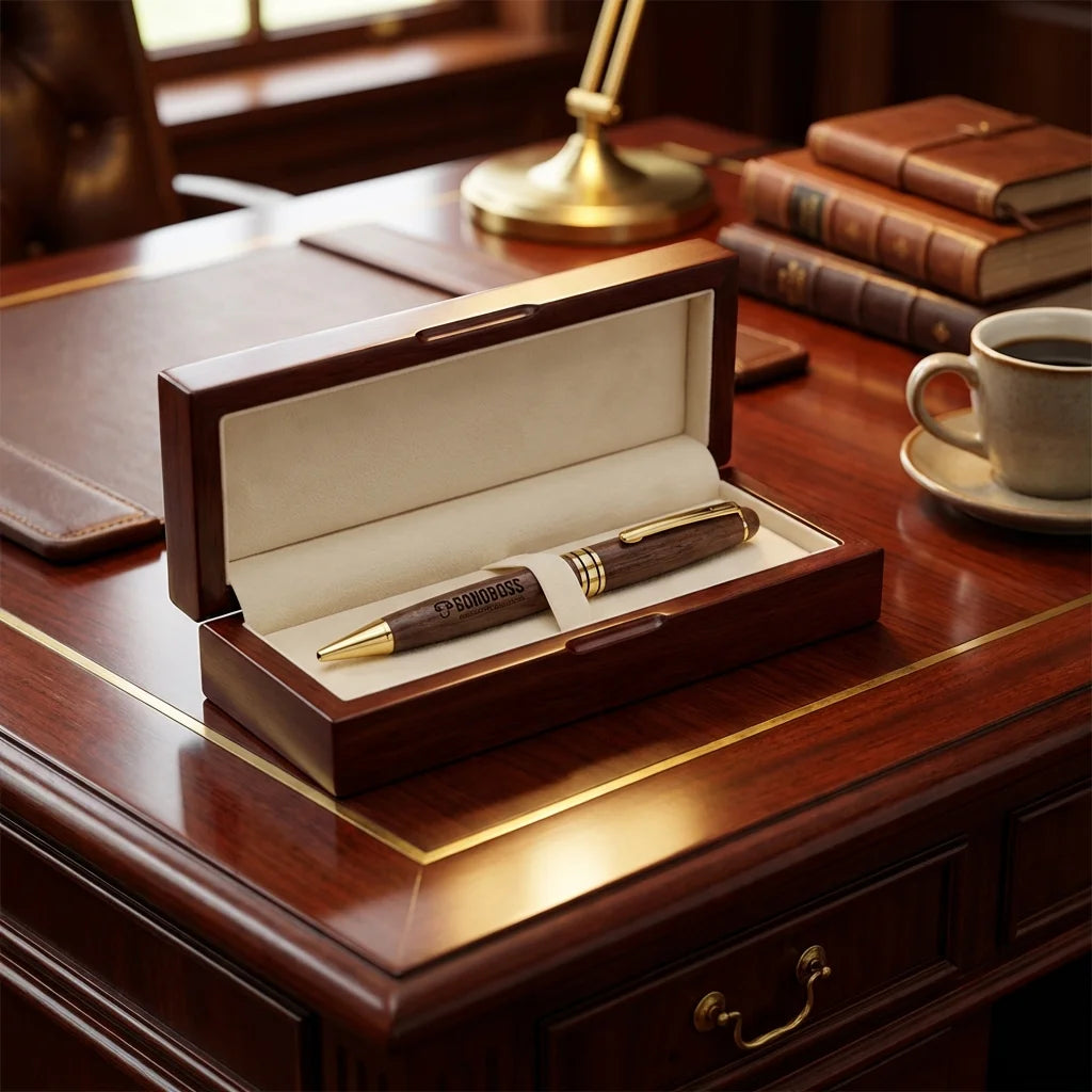 Lápiz de madera premium regalo corporativo caja elegante Bonoboss